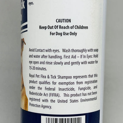 ROYAL PET Flea &amp; Tick Shampoo 12-PACK for Dogs USA 8 fl oz (New)