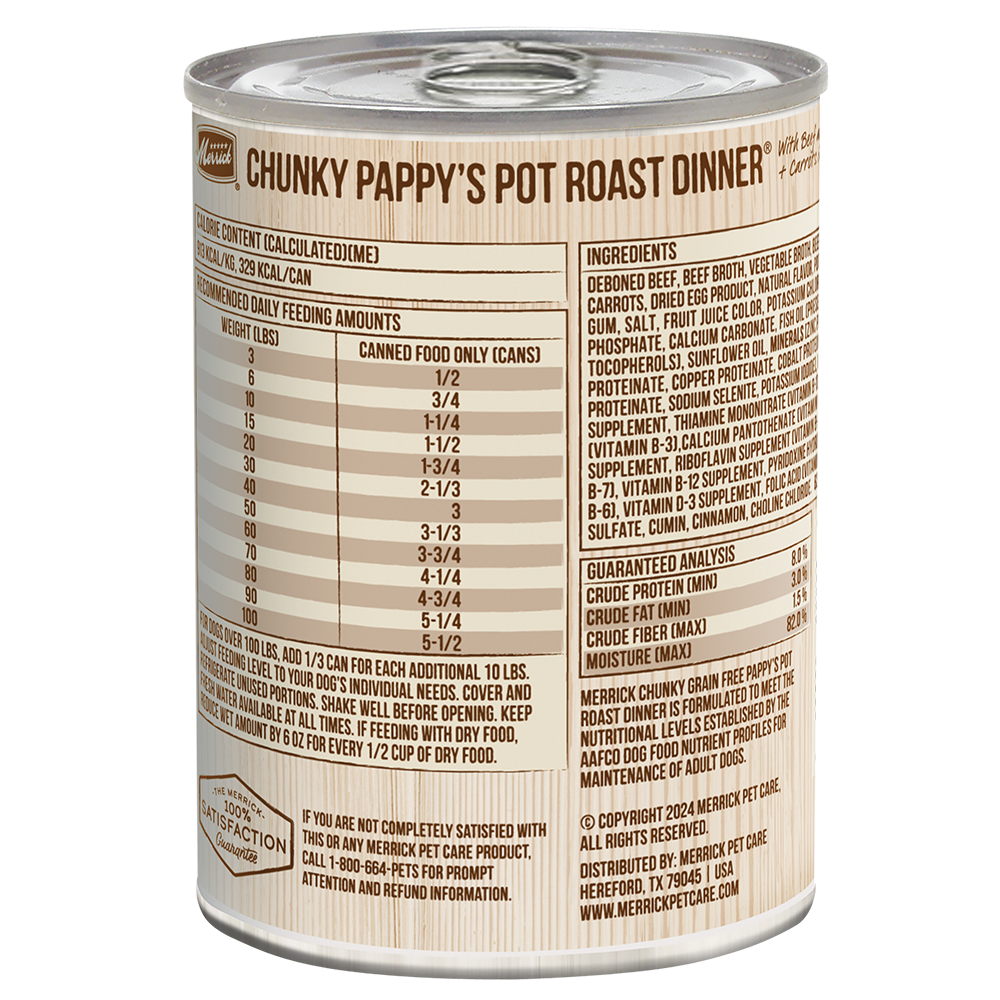 Merrick Chunky Grain Free Pappy&