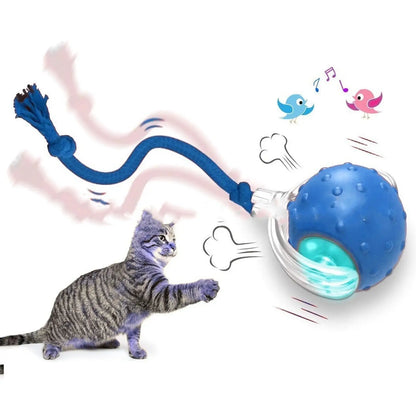 Interactive Cat Toy Ball Automatic Moving Roller Toy