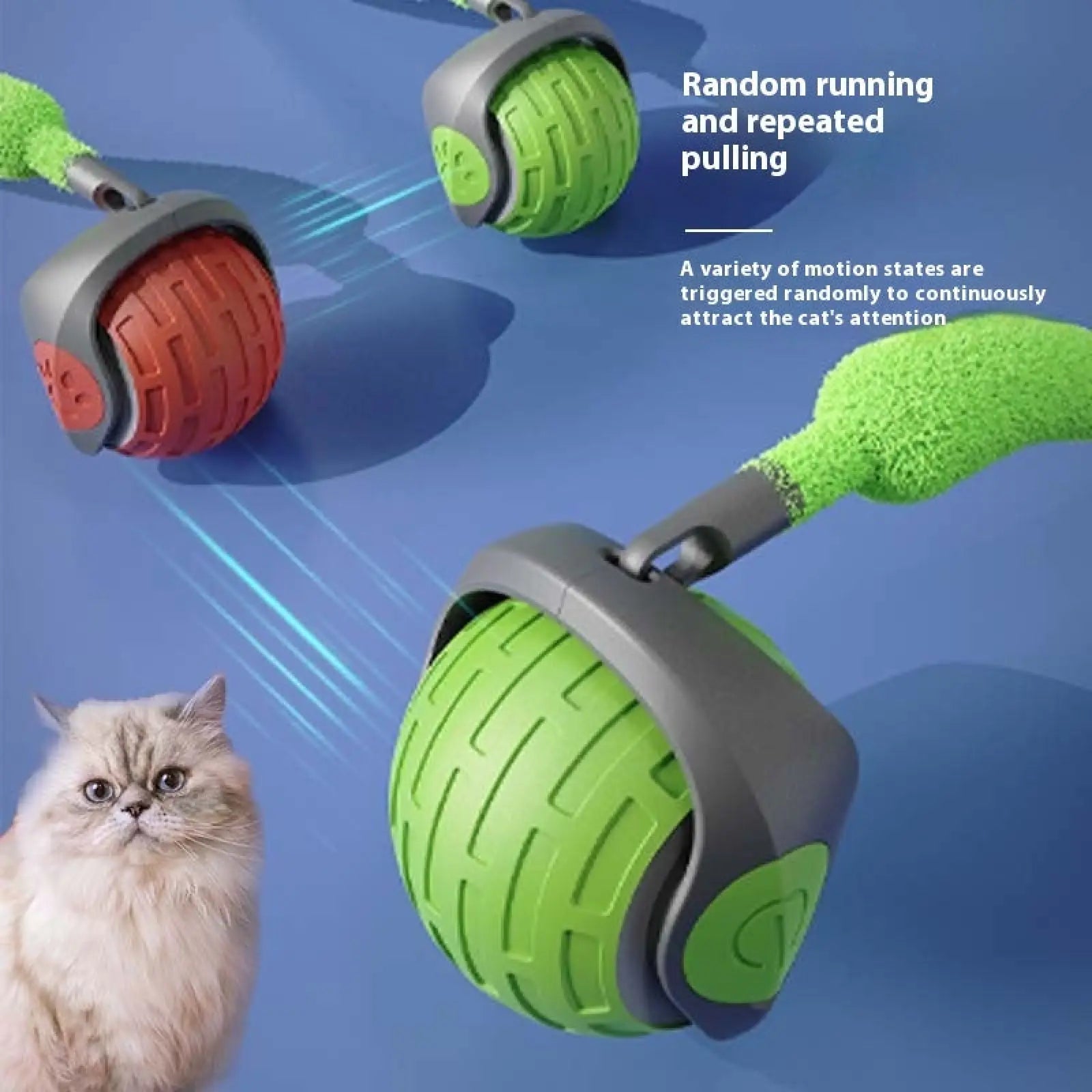 Interactive Cat Toy Ball Smart Electric Usb Rechargeable