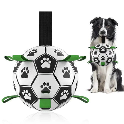 Interactive Halloween Dog Soccer Ball with Grab Tabs
