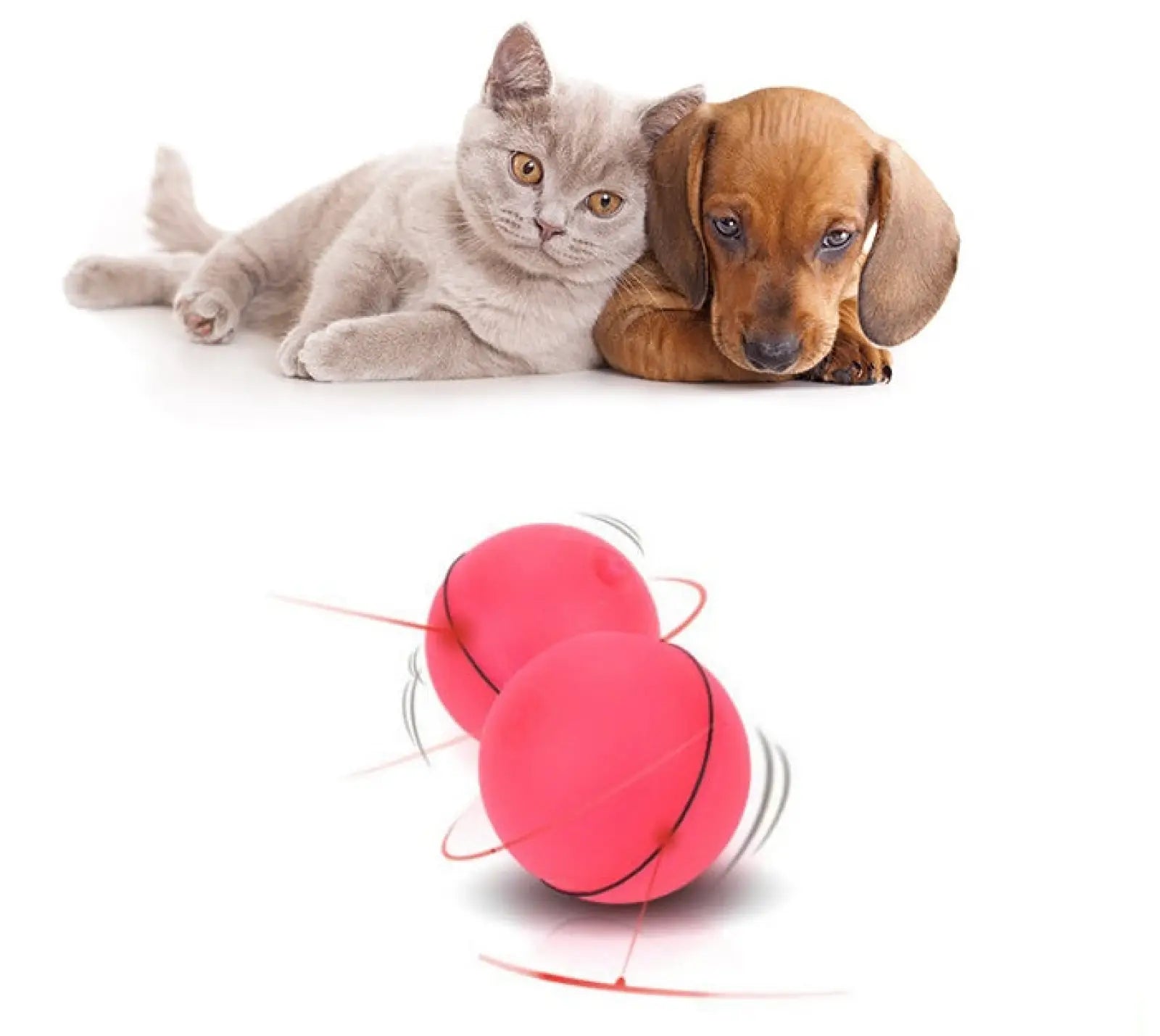Interactive Led Cat Toy Ball with Catnip and Feathers