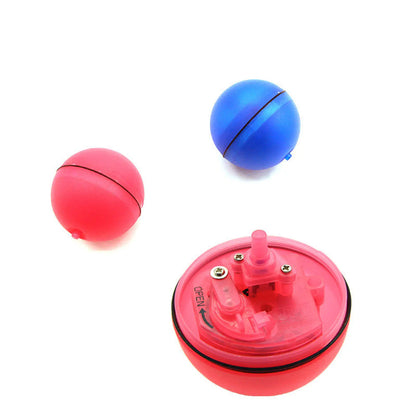 Interactive Led Cat Toy Ball with Catnip and Feathers