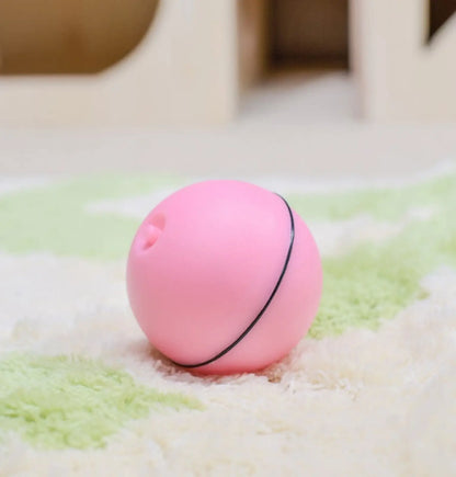 Interactive Led Cat Toy Ball with Catnip and Feathers