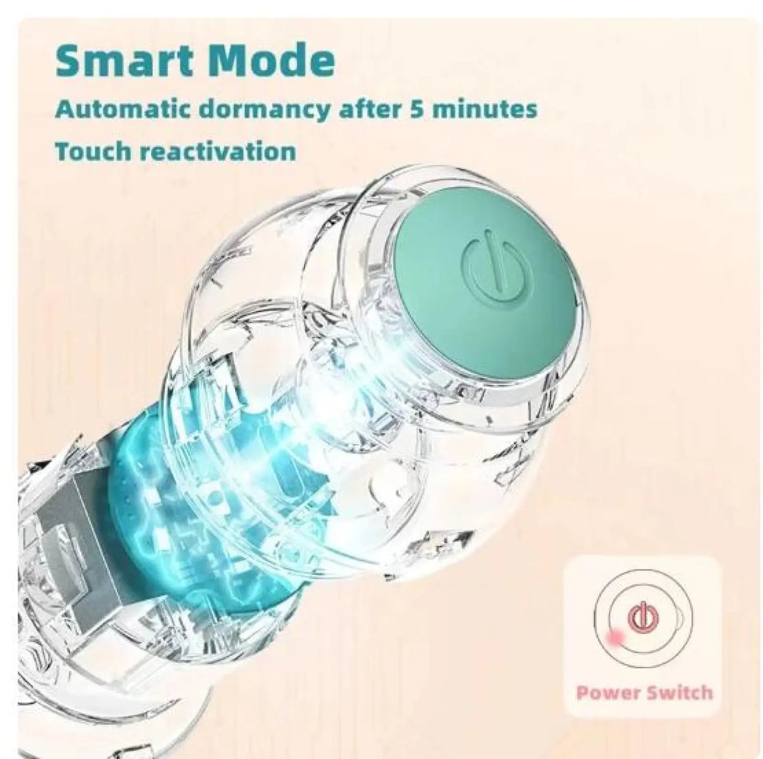 Interactive Rolling Cat Ball Electric Motion Toy Silicone