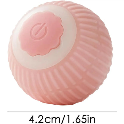 Interactive Rolling Cat Ball Electric Motion Toy Silicone