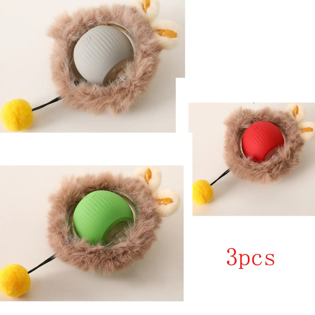 Interactive Rolling Cat Ball Silicone Motion Toy