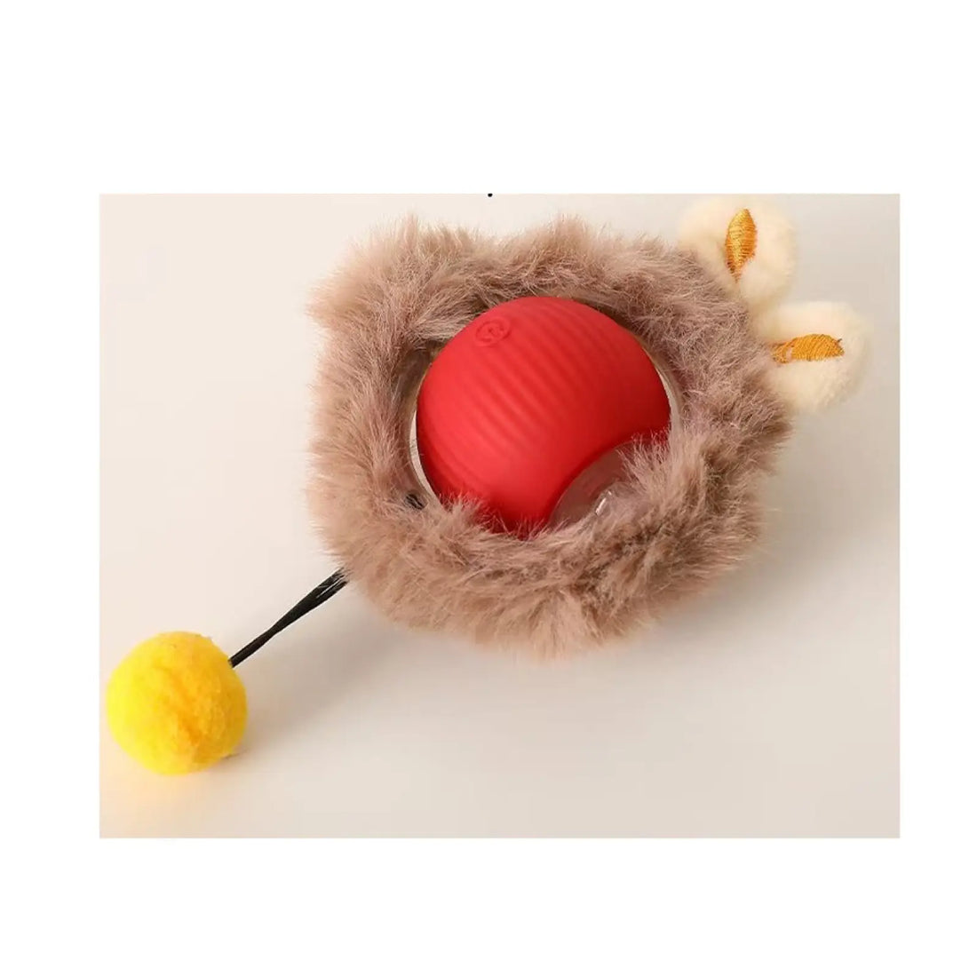 Interactive Rolling Cat Ball Silicone Motion Toy
