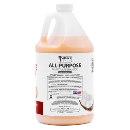 Jeffers Pet Tearless All-Purpose All-Natural Coconut Oil Shampoo for Dogs &amp; Cats