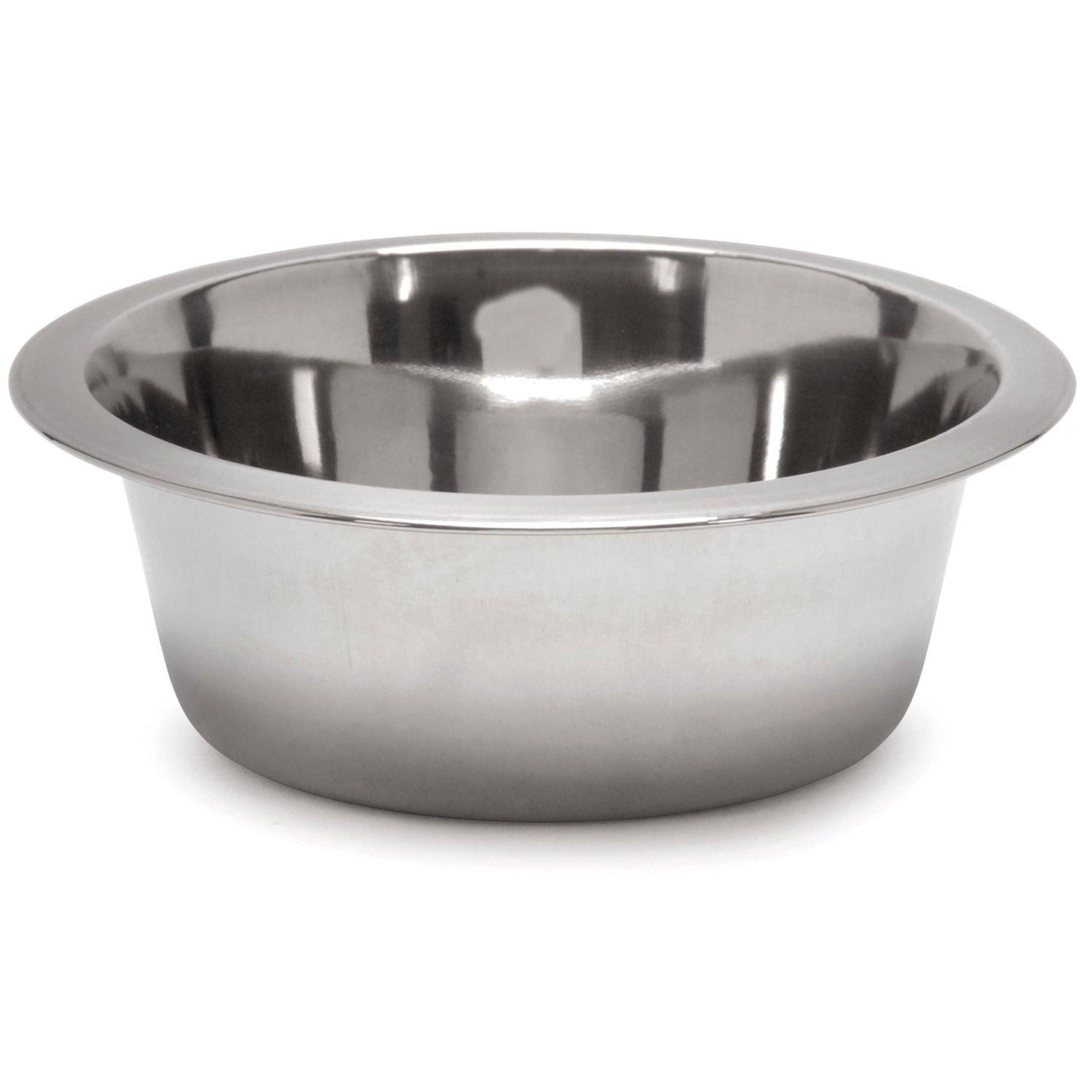 Jeffers Standard-Weight Stainless Steel Food &amp; Water Pet Bowls
