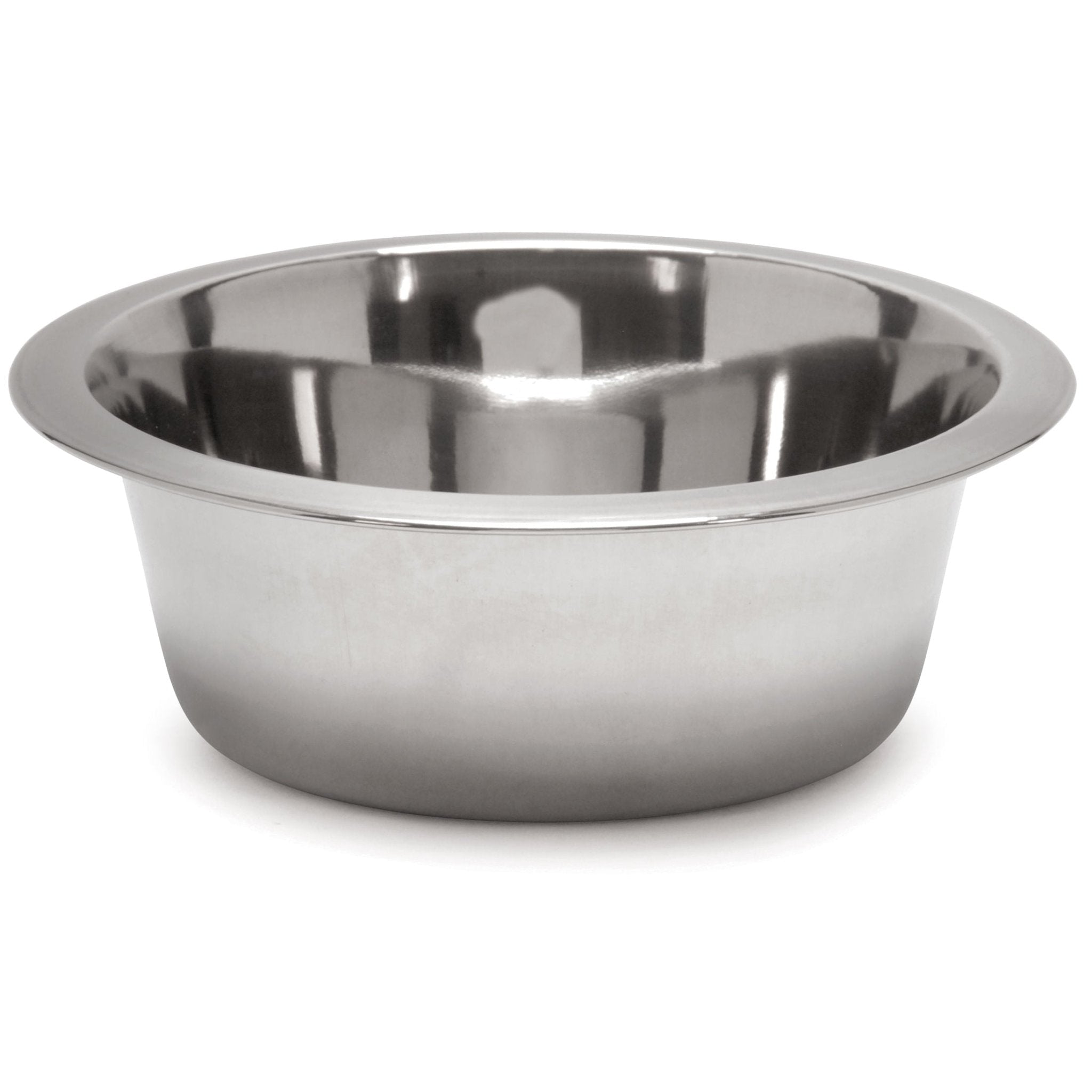 Jeffers Standard-Weight Stainless Steel Food &amp; Water Pet Bowls