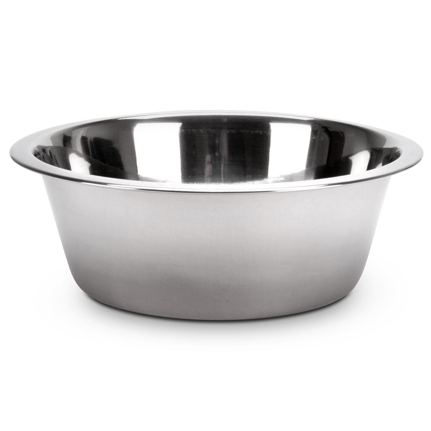 Jeffers Standard-Weight Stainless Steel Food &amp; Water Pet Bowls