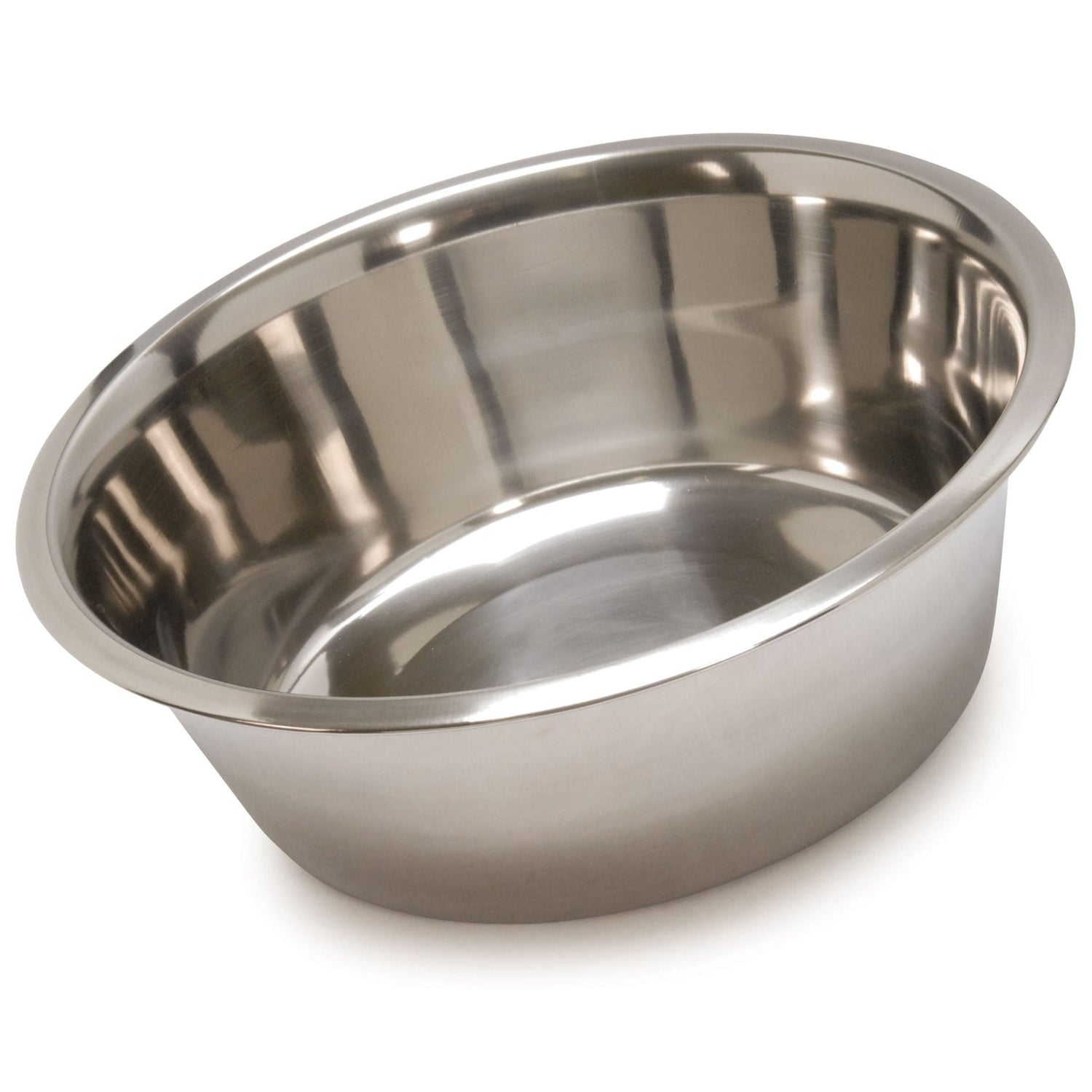 Jeffers Standard-Weight Stainless Steel Food &amp; Water Pet Bowls
