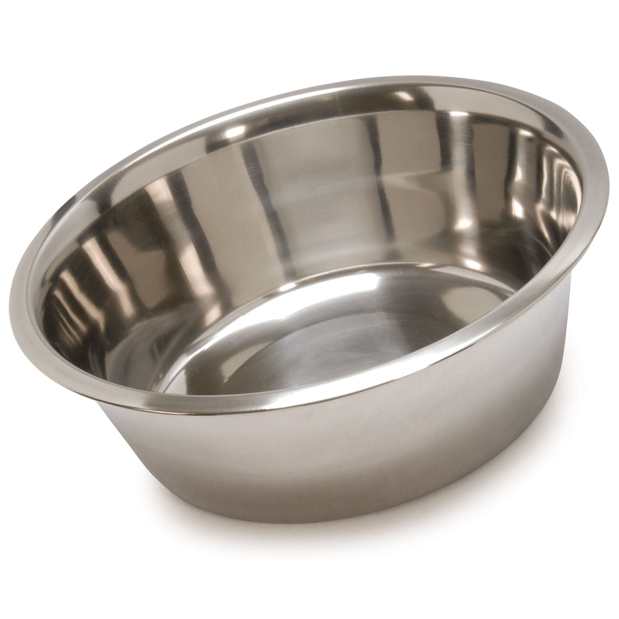 Jeffers Standard-Weight Stainless Steel Food &amp; Water Pet Bowls