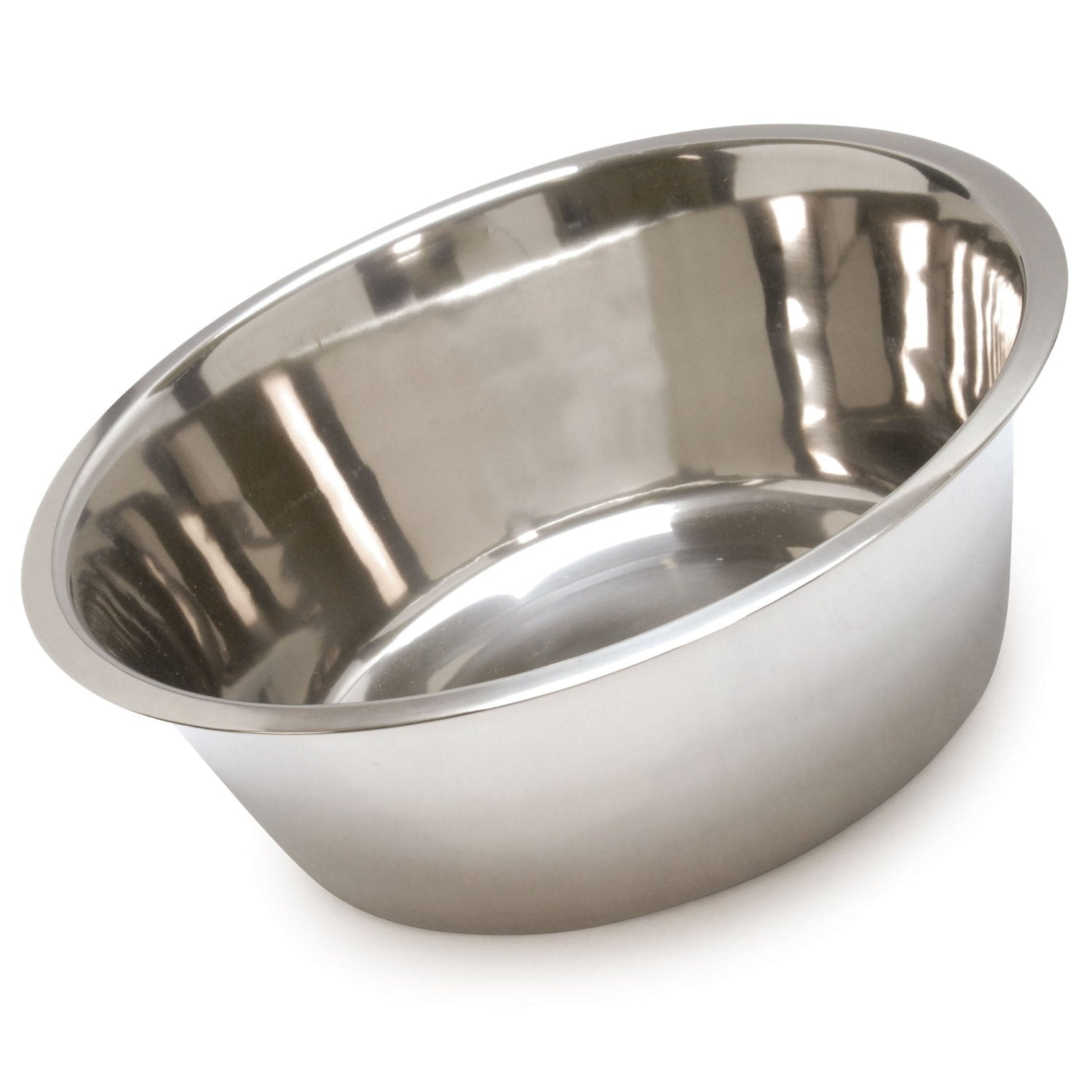 Jeffers Standard-Weight Stainless Steel Food &amp; Water Pet Bowls