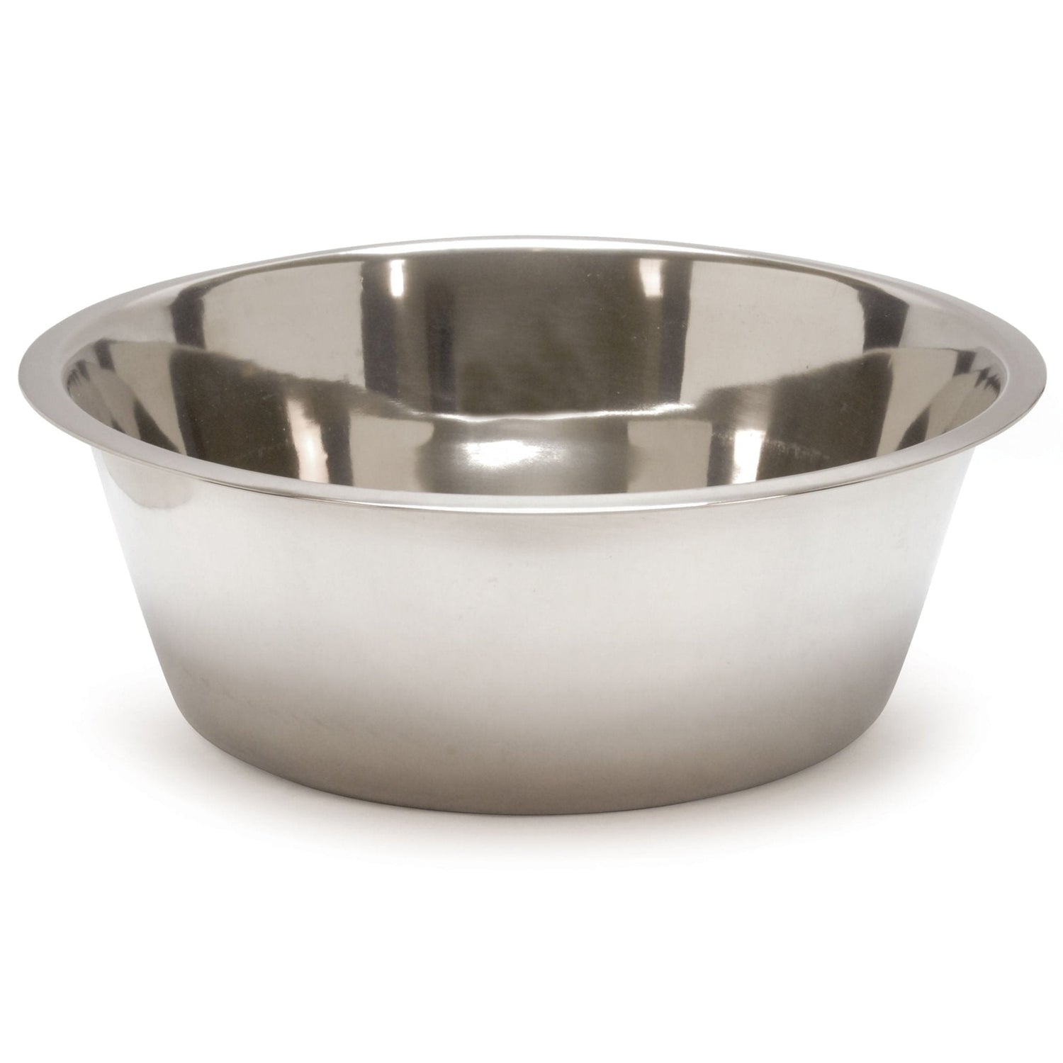 Jeffers Standard-Weight Stainless Steel Food &amp; Water Pet Bowls