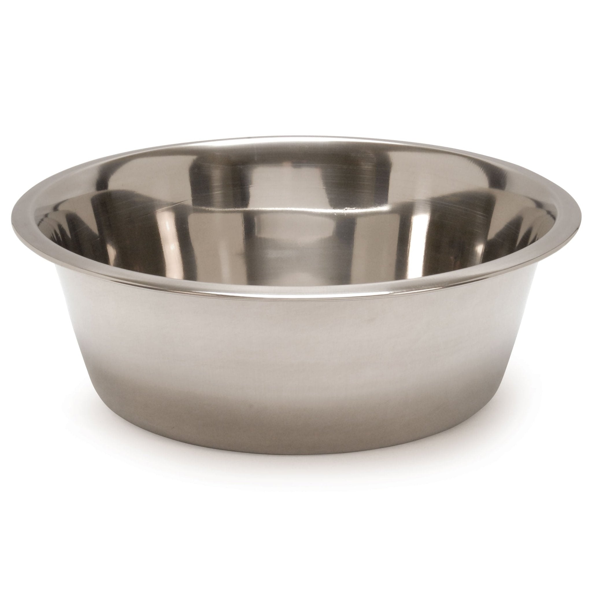 Jeffers Standard-Weight Stainless Steel Food &amp; Water Pet Bowls