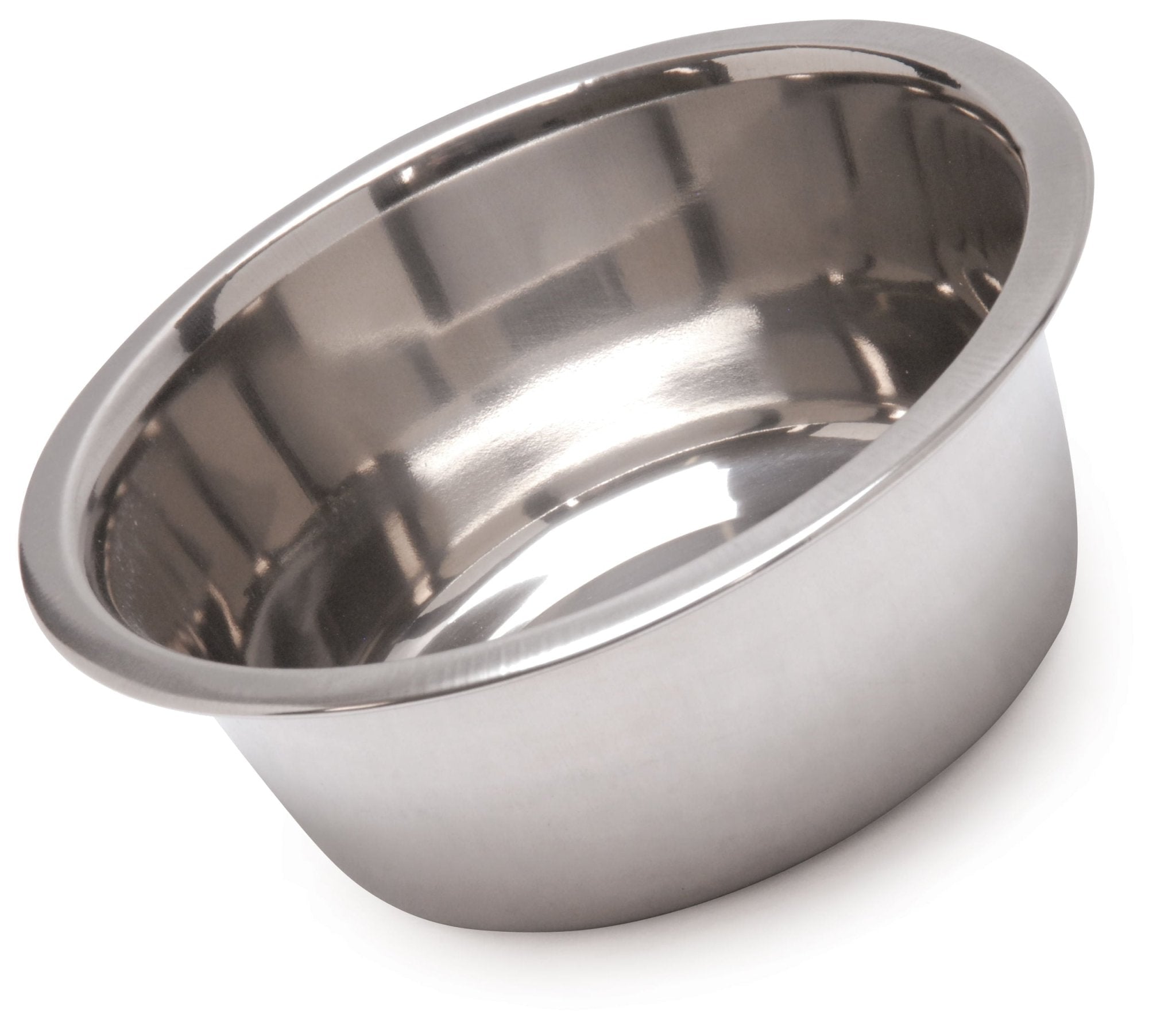 Jeffers Standard-Weight Stainless Steel Food &amp; Water Pet Bowls