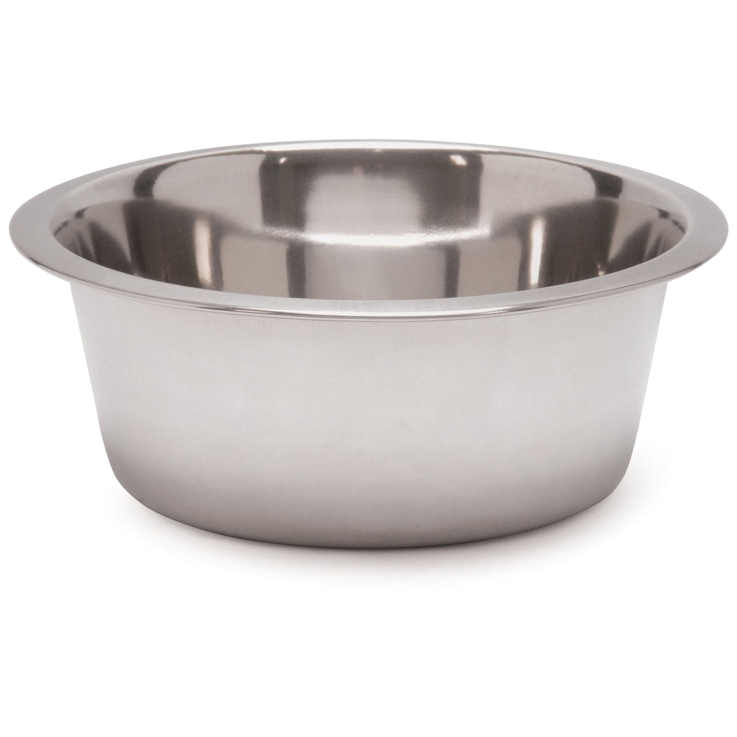 Jeffers Standard-Weight Stainless Steel Food &amp; Water Pet Bowls