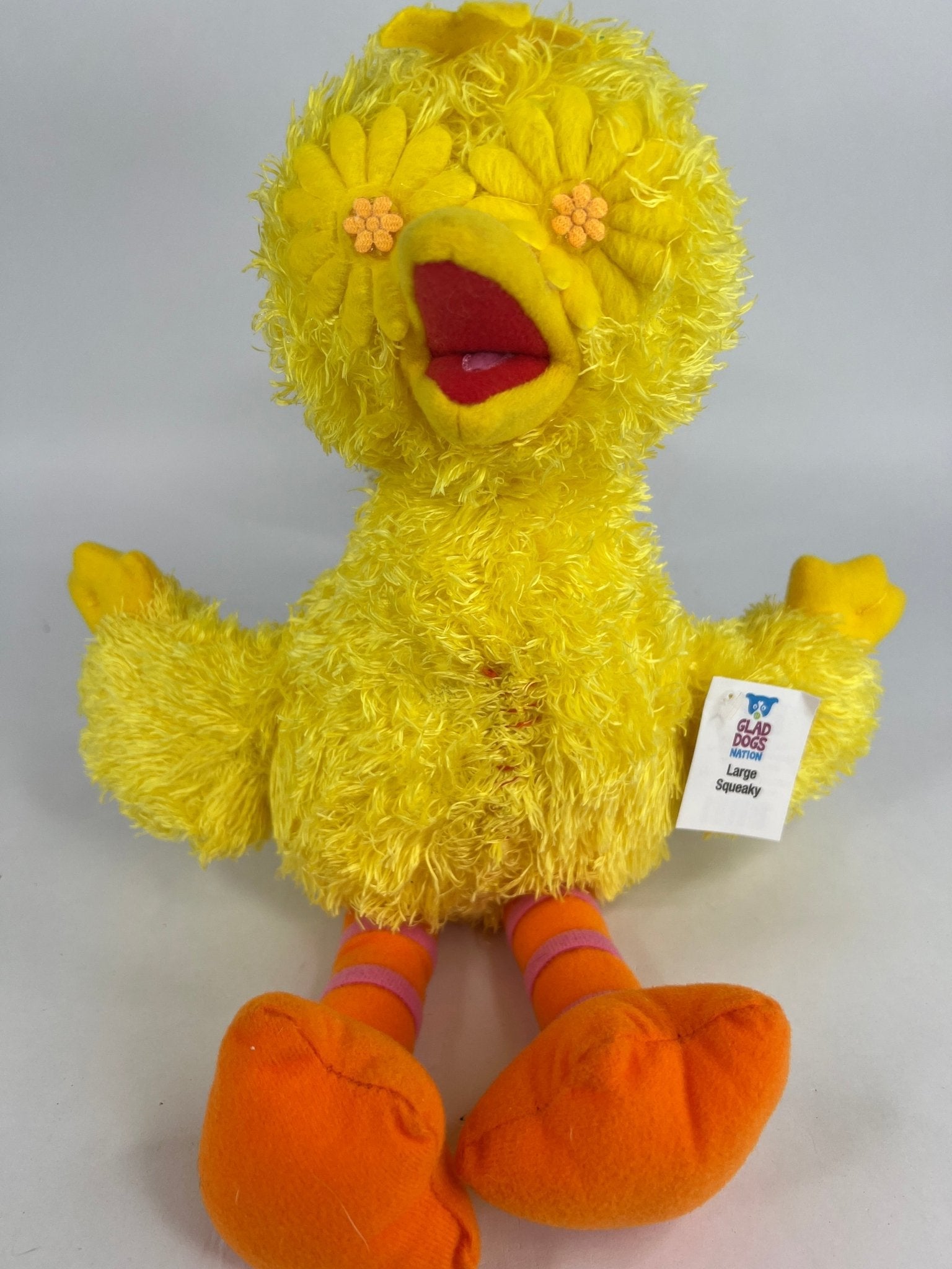 Large Cartoon Character Squeak &amp; NO Squeak Dog Toys: 11"-14"