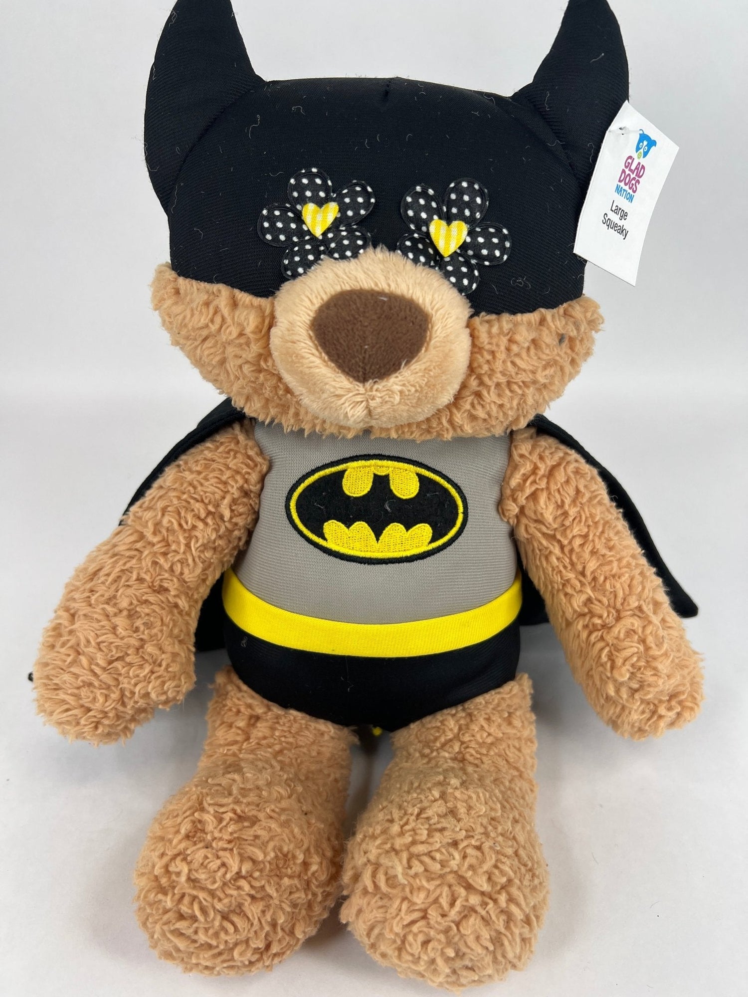 Large Cartoon Character Squeak &amp; NO Squeak Dog Toys: 11"-14"