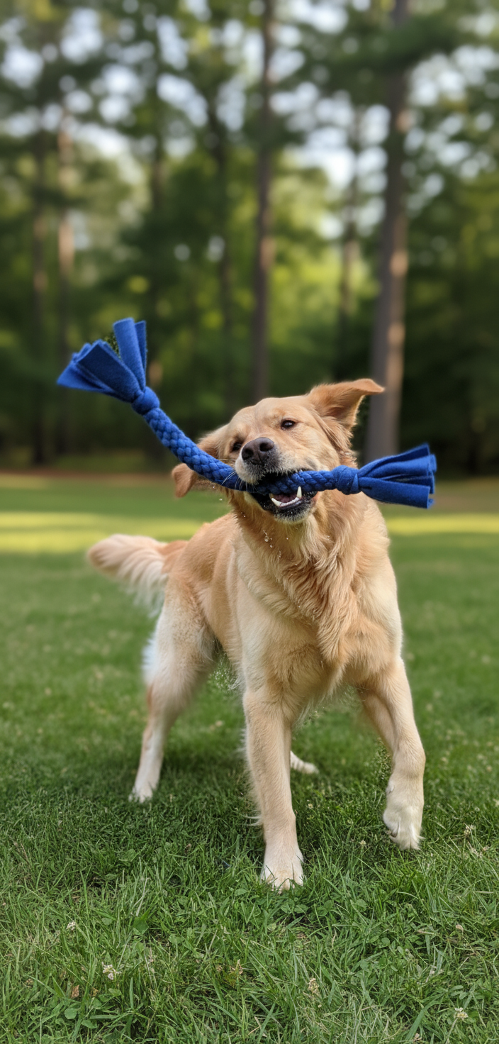 Large Fleece Pull Toy - for large dog