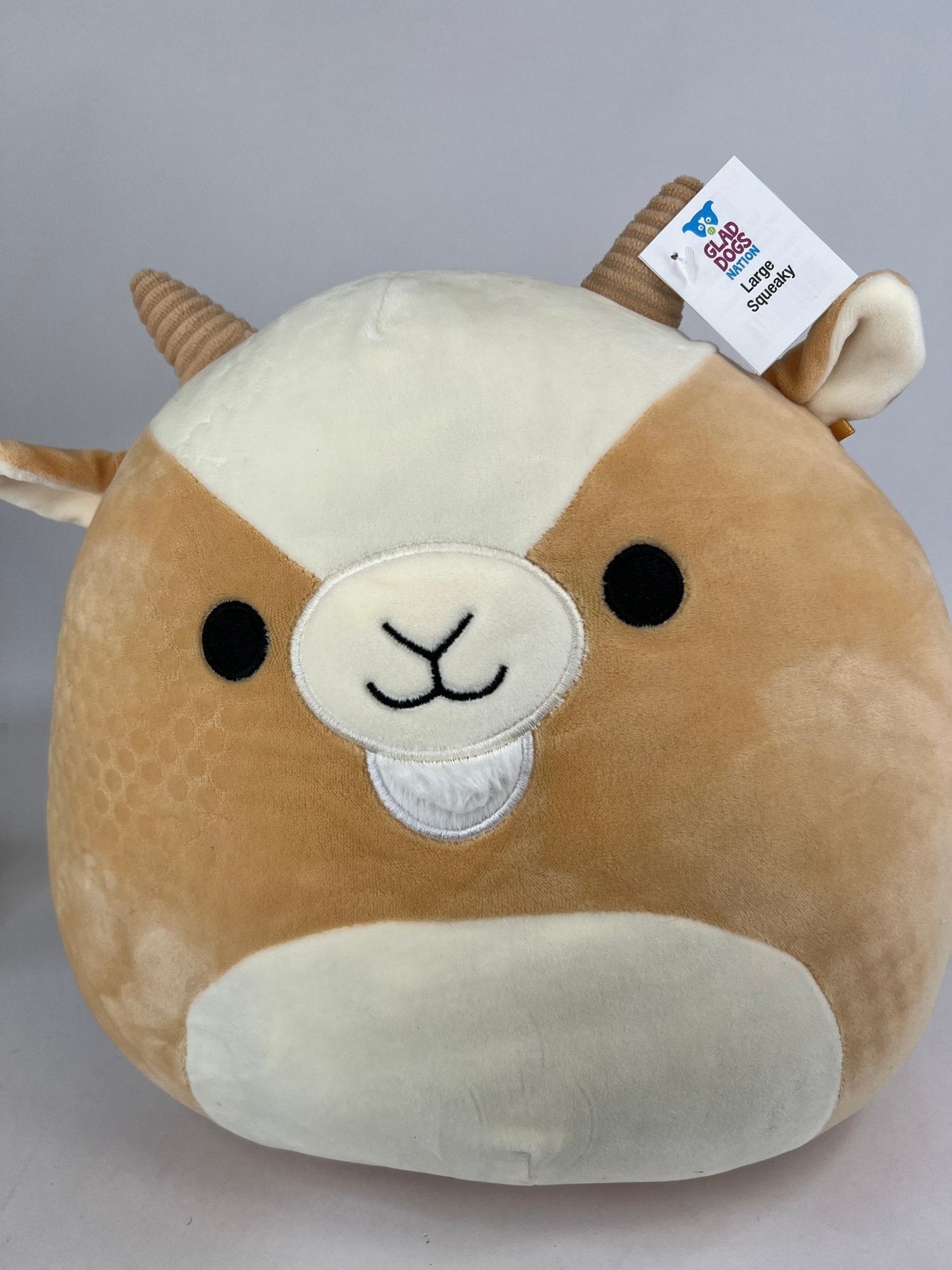 BOGO! Large Squishy Cuddlers Super Soft Plush Pet Toys: Squeak &amp; NO Squeak