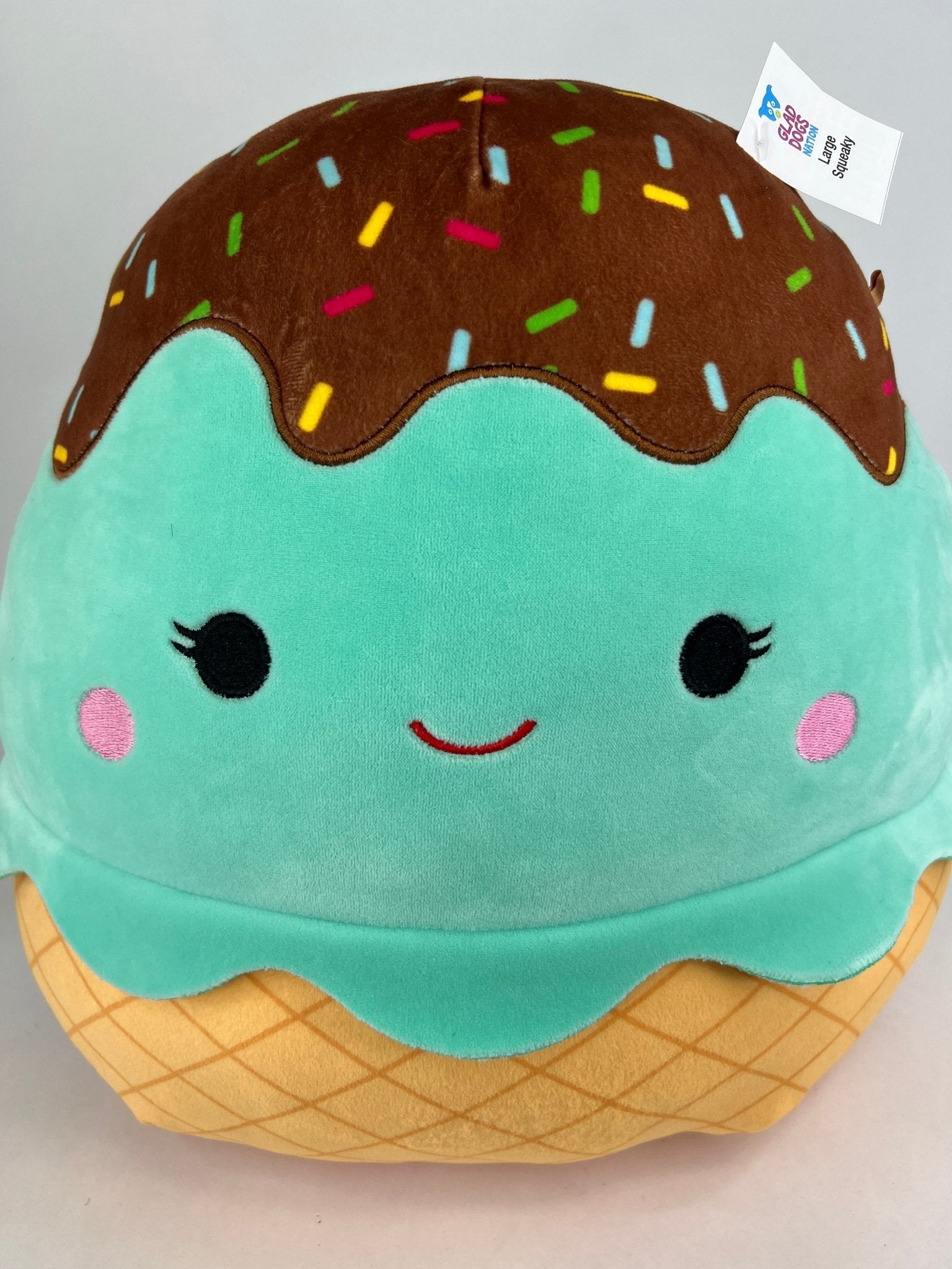 BOGO! Large Squishy Cuddlers Super Soft Plush Pet Toys: Squeak &amp; NO Squeak
