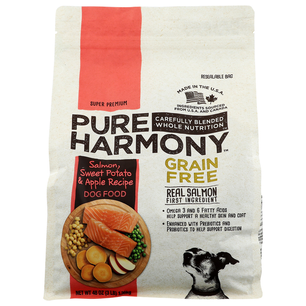Pure Harmony Super Premium Salmon, Sweet Potato &amp; Apple Recipe Dog Food