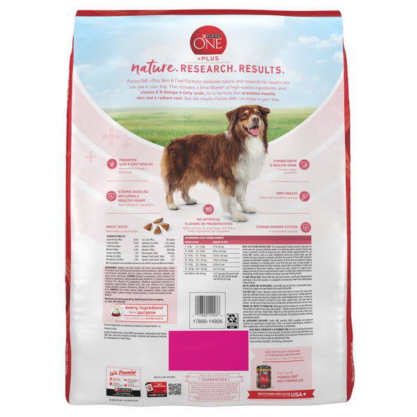 Purina ONE Natural, Sensitive Stomach Dry Dog Food, +Plus Skin &amp; Coat Formula