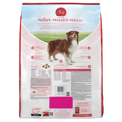 Purina ONE Natural, Sensitive Stomach Dry Dog Food, +Plus Skin &amp; Coat Formula