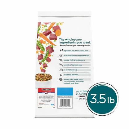 Purina Beneful IncrediBites With Farm-Raised Beef, Small Breed Dry Dog Food