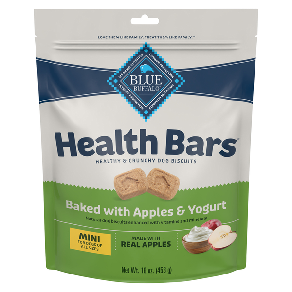 Blue Buffalo Baked with Apples &amp; Yogurt Mini Dog Biscuits