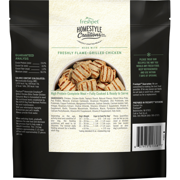 Freshpet Dog Food, Grilled Chicken Bites