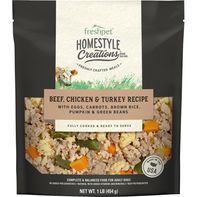 Freshpet Homestyle Creations Dog Food, Beef, Chick...
️