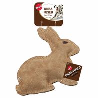 SPOT Dura-fused Leather &amp; Jute Rabbit Dog Toy️