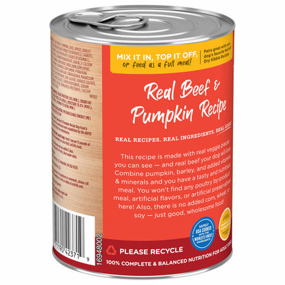 Rachael Ray Nutrish Real Beef &amp; Pumpkin Recipe Premium Paté Wet Dog Food