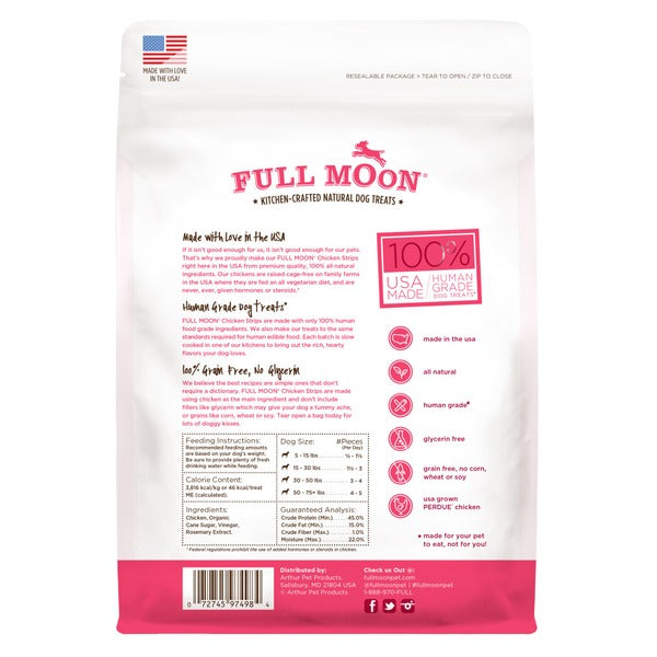 Full Moon Chicken Strips Dog Treats