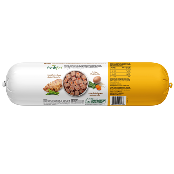 Freshpet Fresh Dog Food, Tender Chicken Recipe Roll