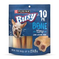 Purina Busy Bone Adult Toy Breed Dog Chew Bone Tre...
️