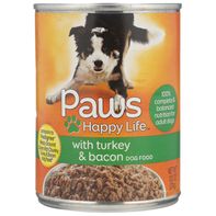 Paws Happy Life Turkey &amp; Bacon Dog Food️