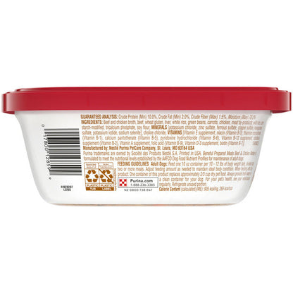 Purina Beneful High Protein, Wet Dog Food With Gravy, Prepared Meals Beef &amp; Chicken Medley