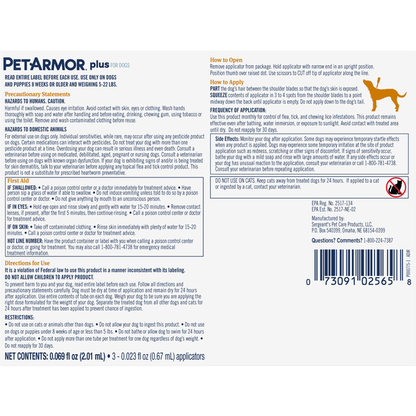 PetArmor Flea, Tick &amp; Lice Treatment, Small Dogs (5-22 lbs)