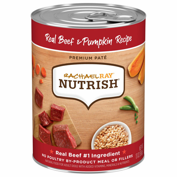 Rachael Ray Nutrish Real Beef &amp; Pumpkin Recipe Premium Paté Wet Dog Food