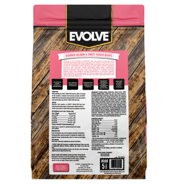 EVOLVE Grain Free Salmon &amp; Sweet Potato Dog Food