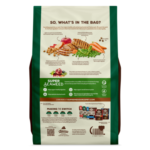 Supreme Source Chicken, Apple and Carrot Recipe Dog Food