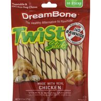 DreamBone Dog Chews, Vegetable &amp; Chicken, Twist St...
️