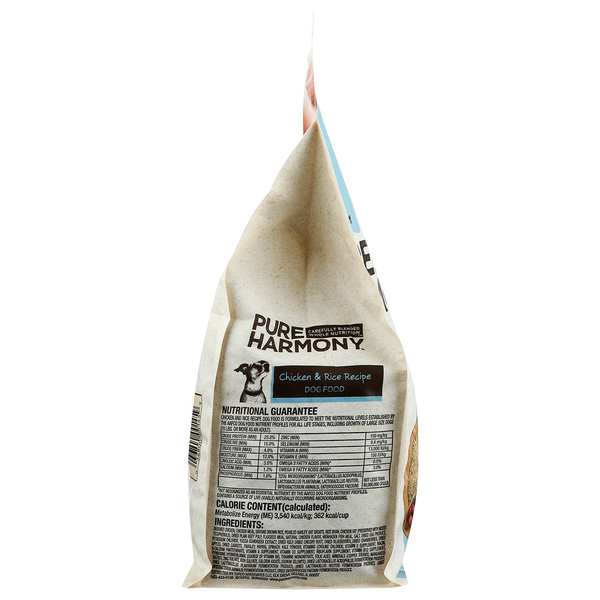 Pure Harmony Super Premium Chicken &amp; Rice Recipe Dog Food