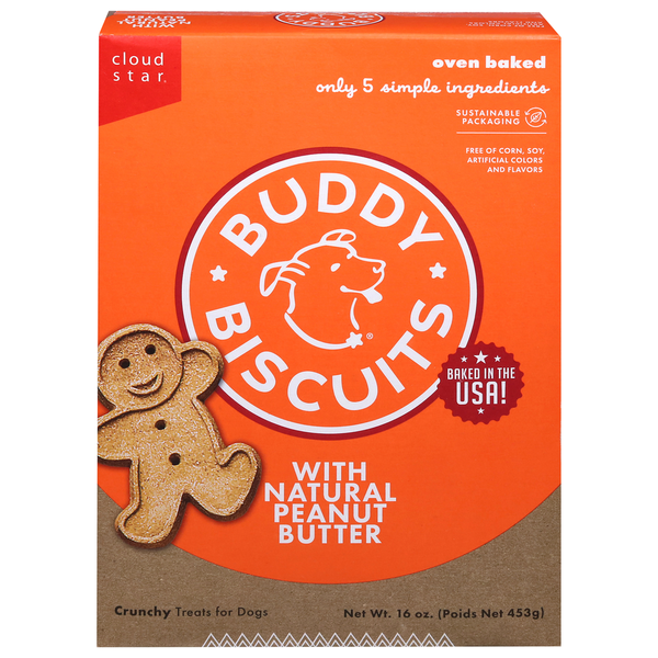 Buddy Biscuits Oven Baked Crunchy Treats for Dogs