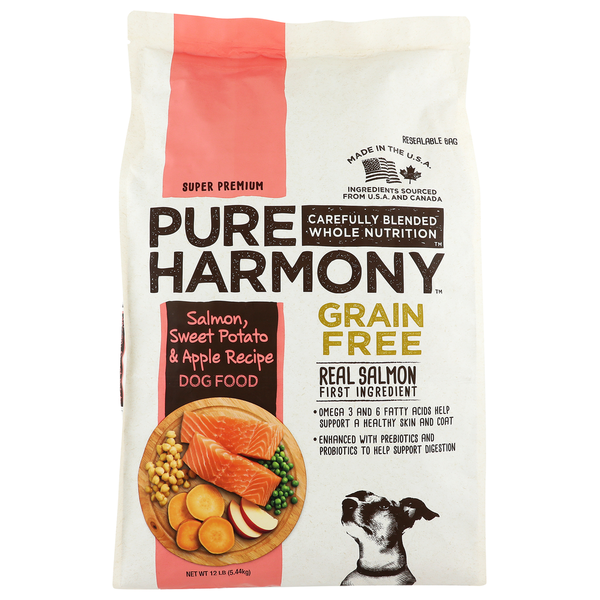 Pure Harmony Super Premium Salmon, Sweet Potato &amp; Apple Recipe Dog Food